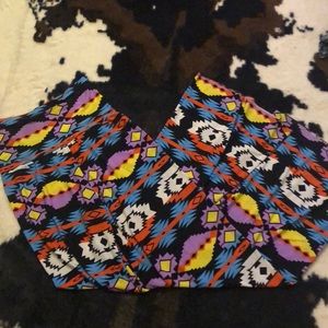 Aztec palazzo pants